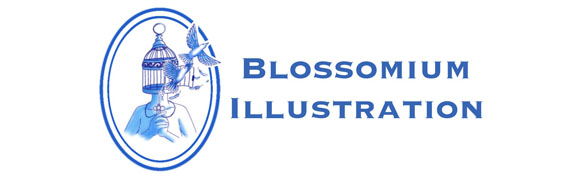 Blossomium Illustration Logo