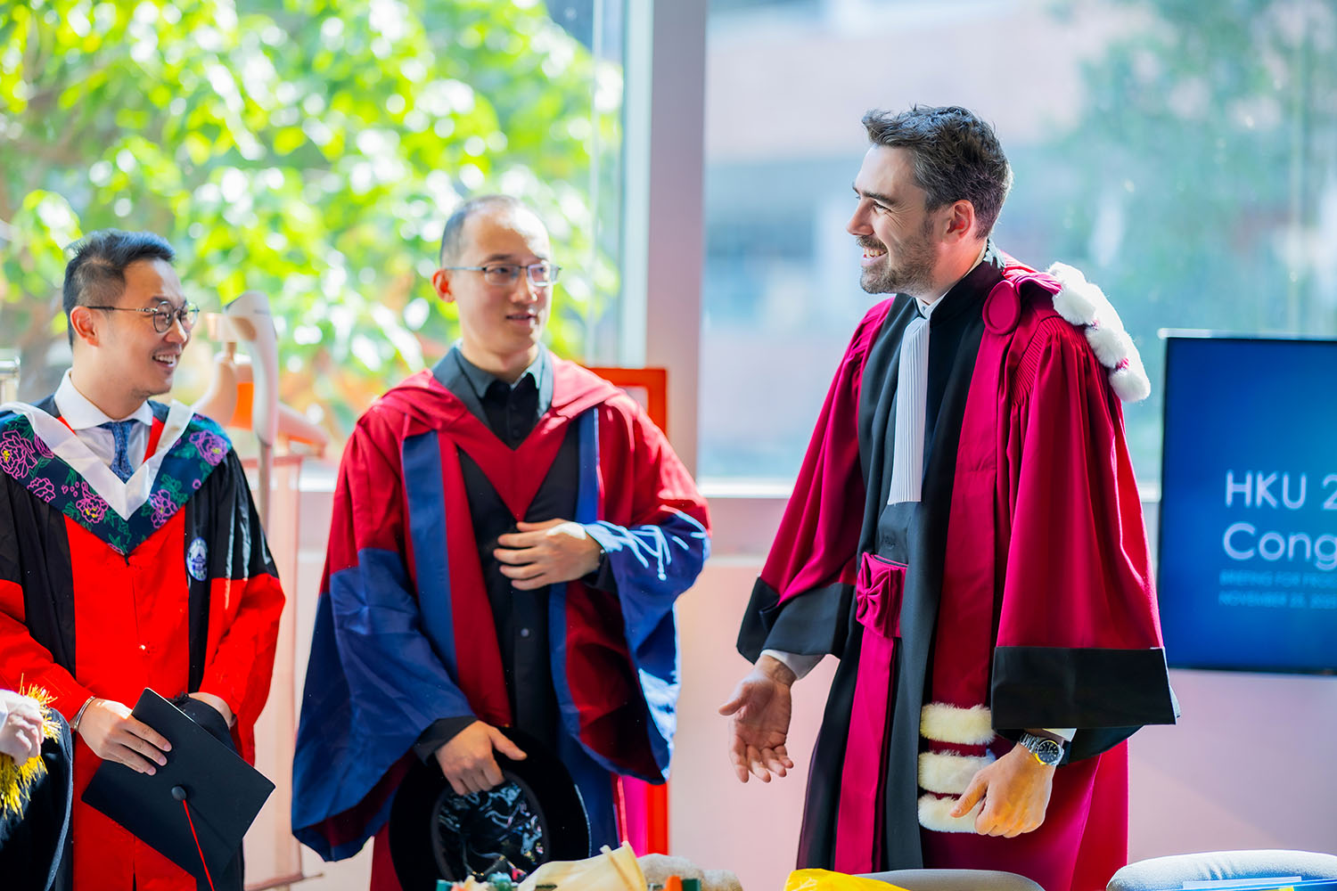 HKU Faculty of Dentistry, 215th Congregation Class of 2025, Professor Daniel Yang, Professor Yuhui Li & Dr Guillaume Lintanf