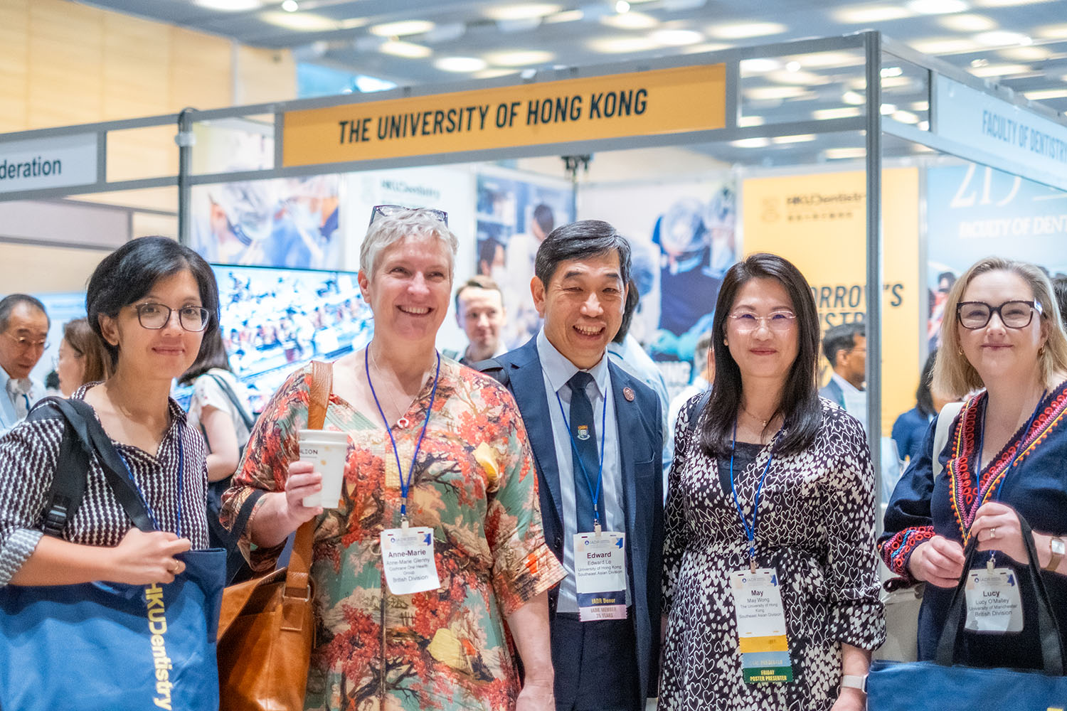 HKU Faculty of Dentistry, IADR, Professor Edward Lo and Professor May Wong